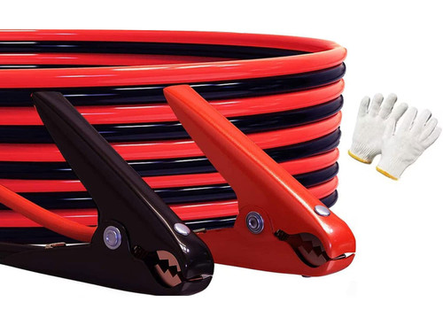 AUTOGEN Jumper Cables Pro 2 Gauge x 20 Feet 800Amp Heavy Duty Booster Cables with Carry Bag (2AWG x 20Ft)