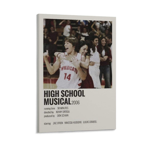 Aesthetic Movie Poster High School Musical Fondos Poster Wall Art Picture Print Painting for Home Bedroom Decor Poster for Wall Decorative 16x24inch(40x60cm)