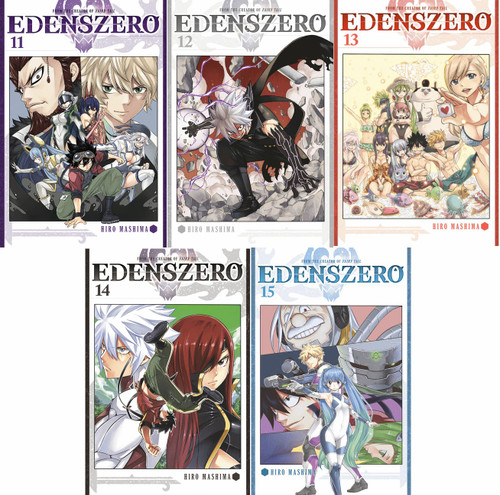 Edens Zero 5 books collection Vol 11-15 by Hiro Mashima