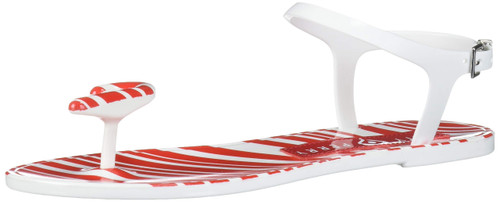 Katy Perry Women's The Geli Flat Sandal, Candycane, 5 Medium US