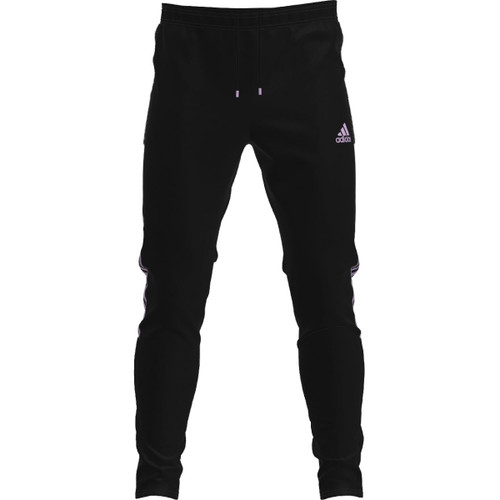 adidas Women's Tiro 21 Track Pants, Black/Bliss Lilac, 2X