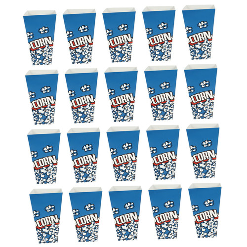 KICHOUSE 100pcs Boxes Popcorn Box Popcorn Holders Home Theater Popcorn Bag Carnival Popcorn Bags Party Popcorn Container Movie Theater Container Cup Popcorn Tub Popcorn Bucket Paper Snack