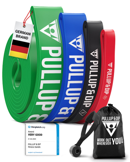 Pull Up Assistance Bands - Pullup & Dip Resistance Bands for Pull Up Assist, Resistance Band, Heavy Duty Resistance Bands, Inlcudes Exercise Ebook with 35 Exercises in Pull up Bands Assistance Bands