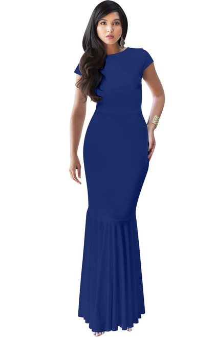 KOH KOH Plus Size Womens Long Cap Short Sleeve Formal Sexy Evening Prom Cocktail Bridesmaids Wedding Party Guest Tube Flowy Cute Fishtail Gown Gowns Maxi Dress Dresses, Cobalt/Royal Blue 3XL 22-24 KOH KOH Plus Size Womens Long Cap Short Sleeve Formal Sexy Evening Prom Cocktail Bridesmaids Wedding Party Guest Tube Flowy Cute Fishtail Gown Gowns Maxi Dress Dresses, Cobalt/Royal Blue 3XL 22-24
