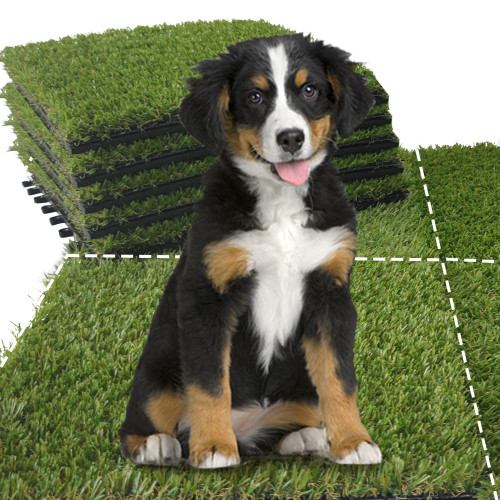 Qingbei Rina Artificial Grass Turf Tiles Interlocking for Patio Balcony,12"x12" Artificial Turf Grass Outdoor Rug for Dogs Potty Pet Squares Grass Decor Pad,Self-draining Flooring Indoor (9 Pack)