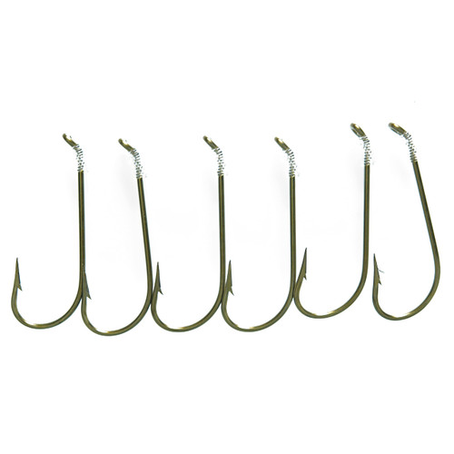 Snelled Kirby Hook (3164A) - Bronze 1/0