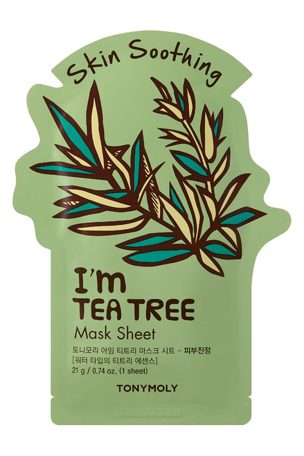 TONYMOLY I'm Real Tea Tree Skin Calming Mask Sheet, Pack of 1