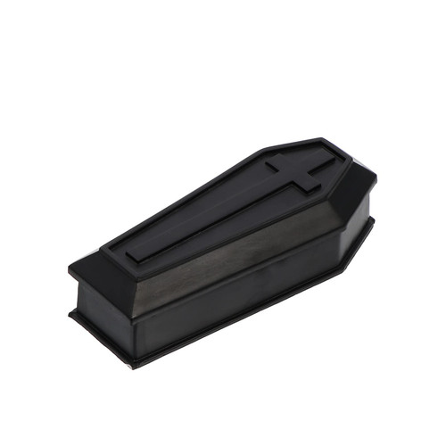 MAGICLULU 1Pcs Mini Black Coffins Box Halloween Coffin Treat Box Coffin Shaped Candy Box with Lid