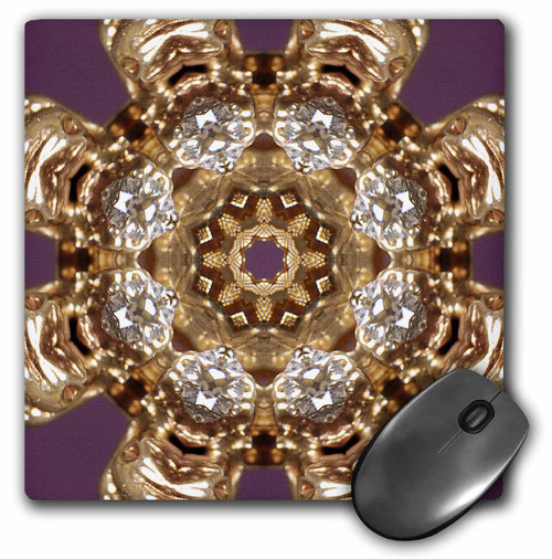 3dRose LLC 8 x 8 x 0.25 Inches Dizzy Diamonds Mouse Pad (mp_4001_1)
