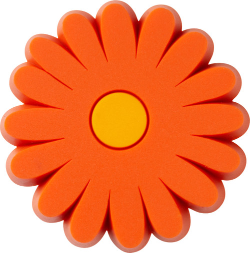 Crocs Jibbitz Flower Shoe Charms | Jibbitz for Crocs, Spicy Orange Flower, Small