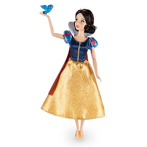DISNEY STORE SNOW WHITE 12" CLASSIC DOLL WITH BLUEBIRD