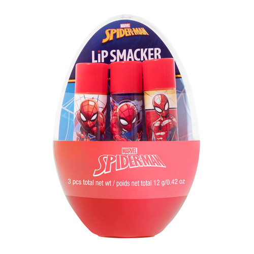 Lip Smacker Easter Trio Egg - Spider-Man | Easter Basket Stuffers for Children