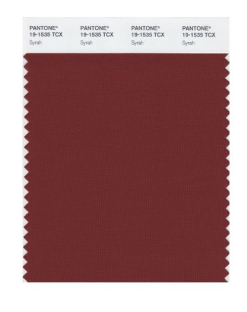 Pantone 19-1535 TCX Smart Color Swatch Card, Syrah