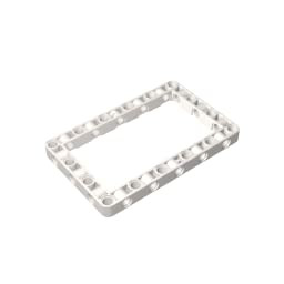 Eske Kouri Gobricks GDS-1538 Technic Beam Frame 7 x 11 Compatible with Lego 39794 All Major Brick Brands Toys ,Building Blocks ,Technical Parts ,Assembles DIY (1 White(090),2 PCS)