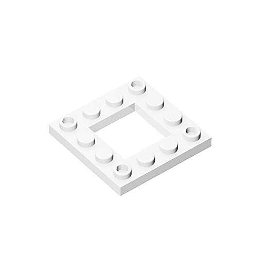 Gobricks GDS-571 Modified 4 x 4 with 2 x 2 Cutout Tubes Compatible with Lego 64799 All Major Brick Brands Toys,Building Blocks,Technical Parts,Assembles (1 White(090),10 PCS)