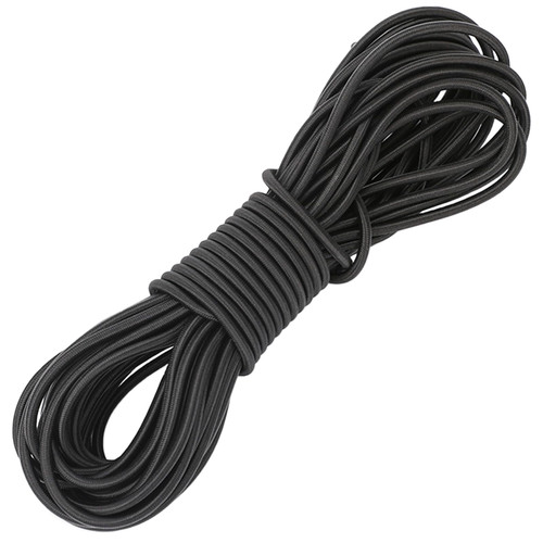 Bungee Cord Elastic Cord Shock Rope Mini Bungee Cords Black Elastic Cord Bungee Cord Roll 3mm x 10m Nylon Elastic Cord for DIY Jewelry Making Clothesline Camping Swings Pendants Shoelaces