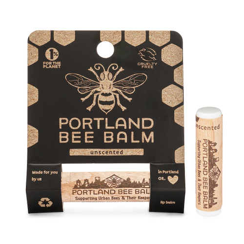 Portland Bee Balm All Natural Handmade Beeswax Based Lip Balm, Unscented 1 Count Portland Bee Balm All Natural Handmade Beeswax Based Lip Balm, Unscented 1 Count