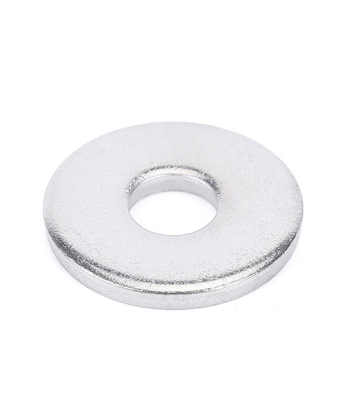 cSeao 100pcs #8 x 7/16" OD 1.0mm Thickness Flat Washers,304 Stainless Steel / 18-8, Plain Finish