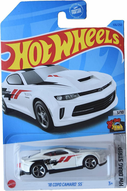 Hot Wheels '18 Copo Camaro SS, HW Drag Strip 3/10 [White] 106/250
