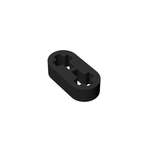 Gobricks GDS-688 Liftarm Thin 1 x 2 - Axle Holes Compatible with Lego 41677 All Major Brick Brands Toys Building Blocks Technical Parts Assembles DIY (26 Black(080),50 PCS)