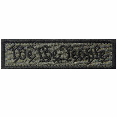 We The People Tactical Embroidered Morale Applique Fastener Hook & Loop Patch, Foliage Green We The People Tactical Embroidered Morale Applique Fastener Hook & Loop Patch, Foliage Green