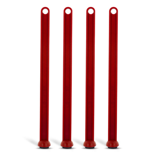 4 Packs Canning Supplies-Magnetic Lid Lifter Canning Lid Lifter,Magnetic Jar Lid Lifter (7 Inch) Canning Magnet Wand Magnetic Lid Lifter Canning Kits (Red)