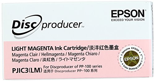 Epson DiscProducer PP-100/PP-50 C13S020449 Ink Cartridge (Light Magenta, 1-Pack) in Retail Packaging