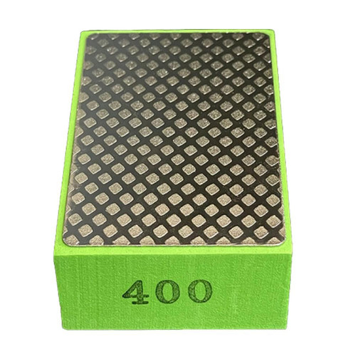 Portable Hand Polishing Pads Hand-held Abrasive Pads For Glass Wood Metal Tile Sanding Grinding 60/100/200/400# 90x55mm Hand Polishing Pad For Wood Metal Glass Tiles Ceramic Grinding