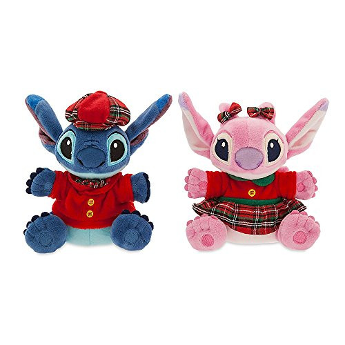 Disney Stitch and Angel Holiday Plush Duo - Mini - 6''