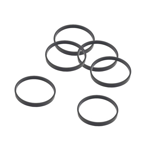 Sodcay Pack-6 Intake Manifold Gasket, Rubber Sealing Gasket, Replace 11617547242, Compatible with BMW N46 N54 E60 E70 E90 E92-128i 135i 325xi 328i 328xi 330i 335i Gasket Parts (Black)