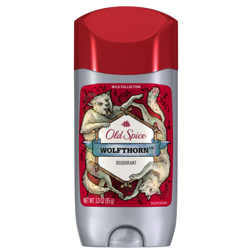 Old Spice Wild Collection Men's Deodorant, Wolfthorn Scent - 3.0 Oz