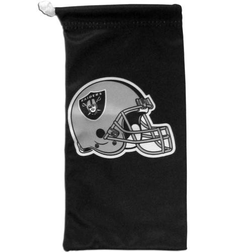 Siskiyou Sports NFL Oakland Raiders Microfiber Glasses Bag,Black