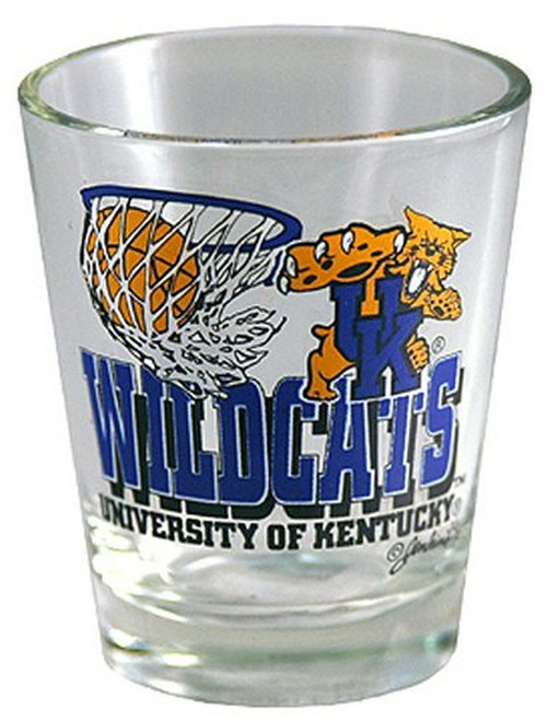 NCAA Kentucky Wildcats Basketball Shotglass