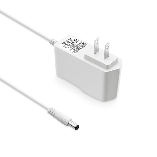 5V 1A Power Supply White, JOVNO 5Volt 1Amp 5W Adapter 100-240V AC DC 0.8A 0.5A 450mA Power Cord 5.5x2.5mm Tip for Record Player, Security Camera, LED Light Strips, Speakers, Routers, HDMI Switch, Lamp