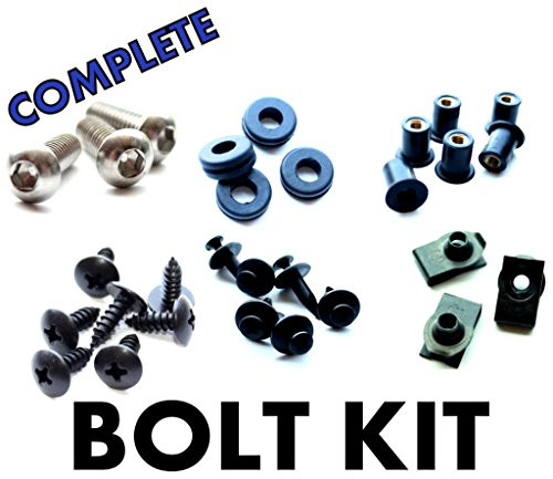 Honda CBR600 F4i 99-07 Motorcycle Fairing Bolt Kit, Complete Screws kit CBR600 F4 1999 2000 2001 2002 2003 2004 2005 2006 2007