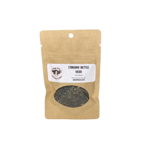 Stinging Nettle Leaf Herb, 2pk, Nettle Leaf, 1- Single Serving Pouch (4g), Dried Herbs, Food Grade Herbs, Herbs and Spices, Loose Leaf Herbs