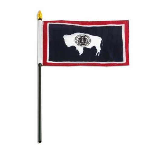 Online Stores Wyoming Flag 4 x 6 inch