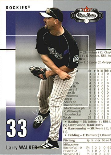 2003 Fleer Box Score #87 Larry Walker MLB Baseball Trading Card