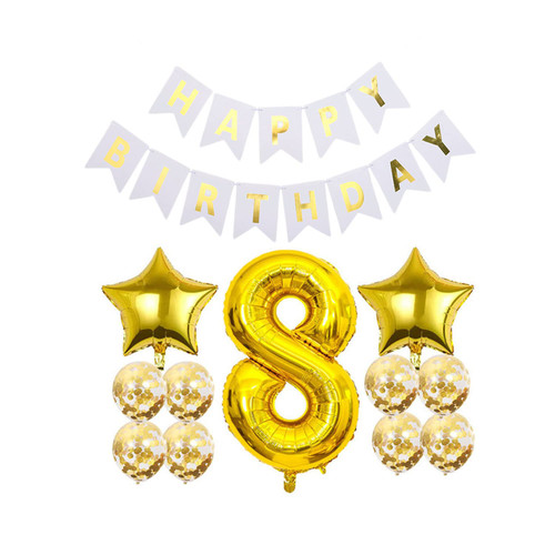 Balloons,12pcs 8th Birthday Party Balloon Decorations Happy Birthday Banner Number 8 Balloon Star Foil Balloon Helium Gold Confetti Balloon Perfect for Boys Girls 8th Birthday Supplies(8th,Gold) Balloons,12pcs 8th Birthday Party Balloon Decorations Happy Birthday Banner Number 8 Balloon Star Foil Balloon Helium Gold Confetti Balloon Perfect for Boys Girls 8th Birthday Supplies(8th,Gold)