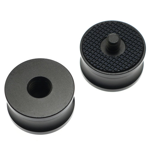 RLECS 2pcs 1/4" External Thread to 3/8" Internal Thread Camera Tripod Screw Converter Adapter for Tripod Monopod Ballhead Camera (1/4-20 Male to 3/8-16 Female)