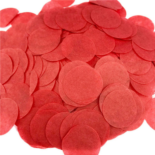 Tissue Paper Confetti 5000 Pieces Red Round Confetti 1 inch Paper Circle Confetti Dots for Table Wedding Birthday Party Decoration