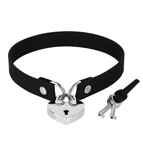 Padlock Choker Collar Necklace Lover Heart Padlock Charms Leather Choker Necklaces Punk Gothic Lock Key Lolita Collar Openable Heart Lock Key Necklaces Goth Jewelry Valentines Couple Gifts-Black Padlock Choker Collar Necklace Lover Heart Padlock Charms Leather Choker Necklaces Punk Gothic Lock Key Lolita Collar Openable Heart Lock Key Necklaces Goth Jewelry Valentines Couple Gifts-Black