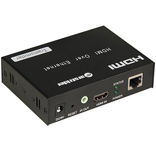 FARSTRIDER HDMI Extender Over TCP/IP Ethernet Over Single Cat5e Cat6 Cable Up to 400ft(120m) with IR,1080p, Support HDMI 1.3, HDCP 1.2, UTP Cables - (Receiver)