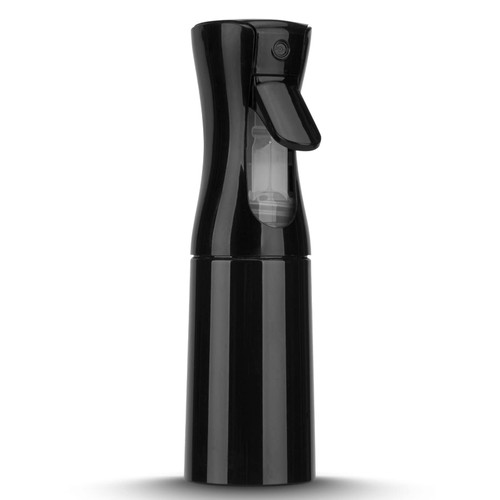 Zuhose Continuous Spray Bottle, 6.8OZ /200ML Hair Mister Spray Bottle, Mist Spray Bottle for Hair, Fine Mist Water Spray Bottle for Salons,Barber, Plants, Skin Care, Cleaning(Black,1 Pack)