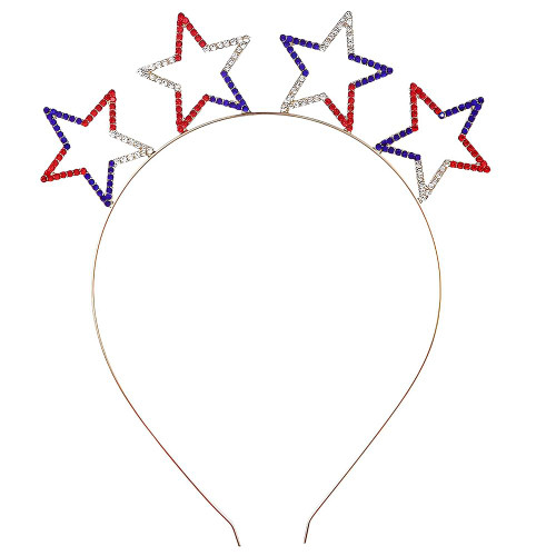 4th of July Independence Day Headbands for Women Girls American Flag Star Hair Accessories Patriotic Head Boppers Birthday Christmas Party Favors Rhinestone Hair Hoop Crystal Hair Bands Headpiece 4th of July Independence Day Headbands for Women Girls American Flag Star Hair Accessories Patriotic Head Boppers Birthday Christmas Party Favors Rhinestone Hair Hoop Crystal Hair Bands Headpiece
