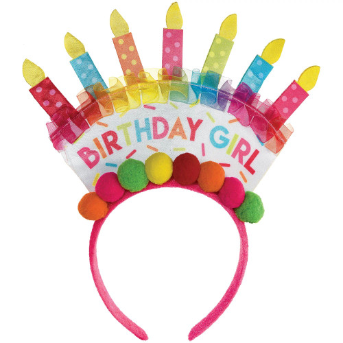 Amscan Birthday Cake Headband - 11' x 7' | Multicolor | 1 Pc