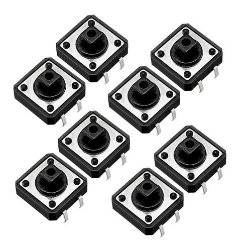 uxcell 12x12x7.3mm Panel Momentary 4-Pin PCB DIP Tactile Tact Push Button Switch 50PCS