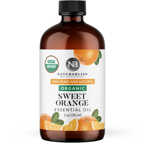 NaturoBliss Organic Sweet Orange Essential Oil, 100% Pure Therapeutic Grade, Premium Quality Sweet Orange Oil, 1 fl. Oz / 30 ml - Perfect for Aromatherapy and Relaxation (Sweet Orange, 30ml) NaturoBliss Organic Sweet Orange Essential Oil, 100% Pure Therapeutic Grade, Premium Quality Sweet Orange Oil, 1 fl. Oz / 30 ml - Perfect for Aromatherapy and Relaxation (Sweet Orange, 30ml)