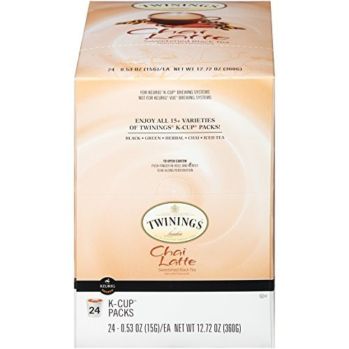 Twinings Chai Latte, Keurig K-Cups, 48 Count
