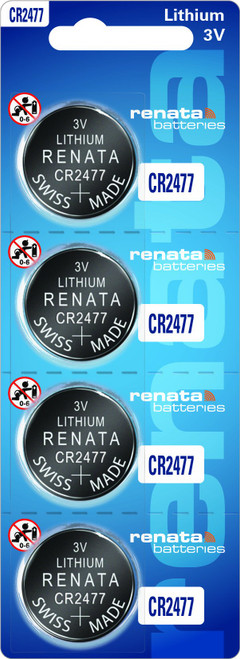 Renata Batteries CR2477N Lithium Coin Cell Battery (1 Pack)